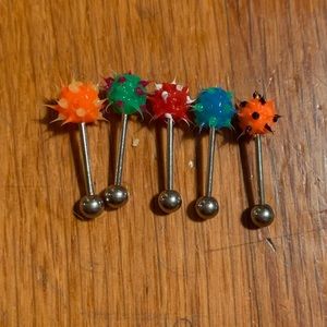 NWOT Squishy Barbell Tongue Ring Body Piercing